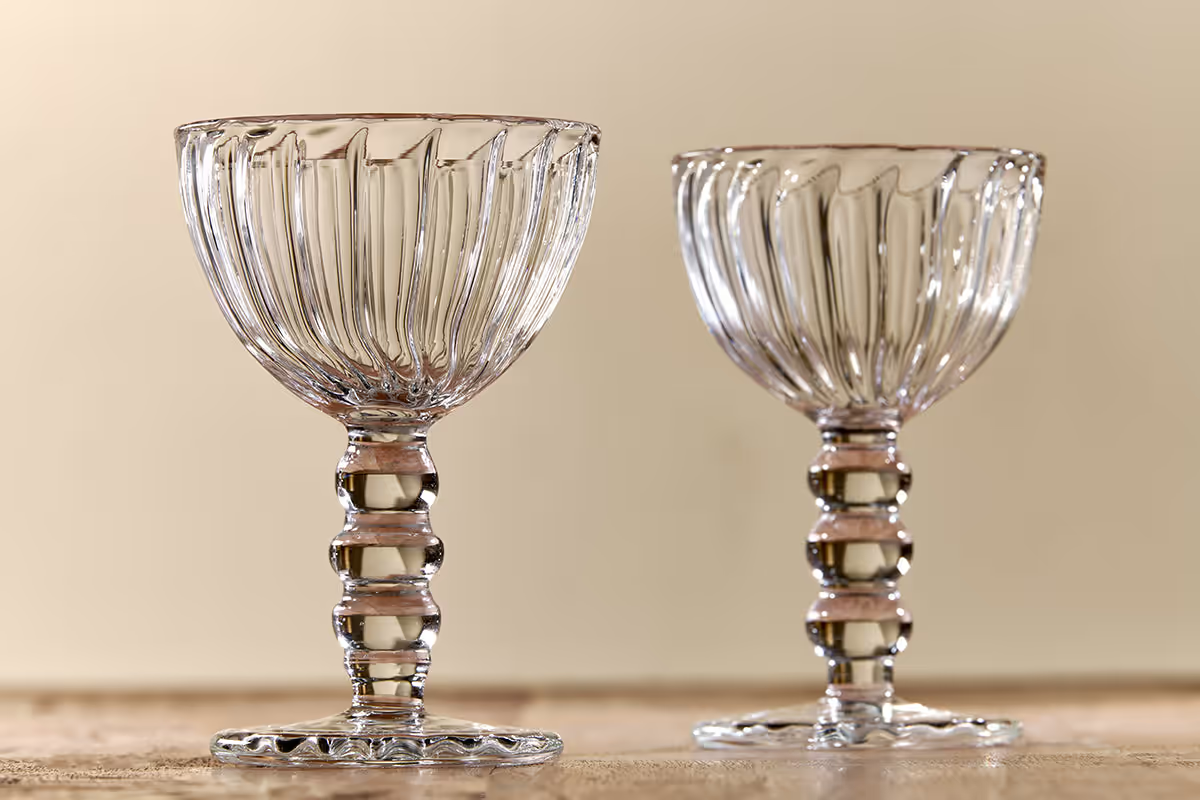 Nkuku - Santosa Sherry Glass - Clear (Set of 2)