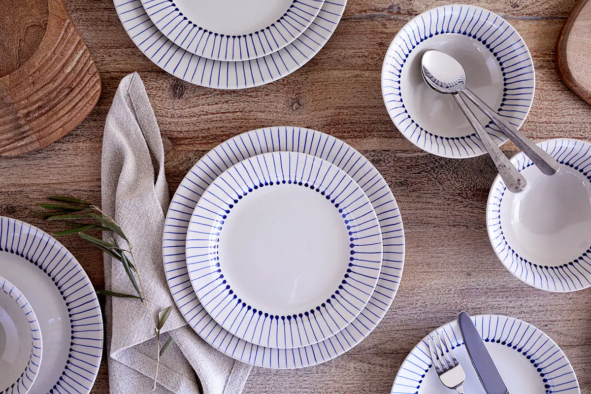Nkuku - Iba Side Plate - Indigo