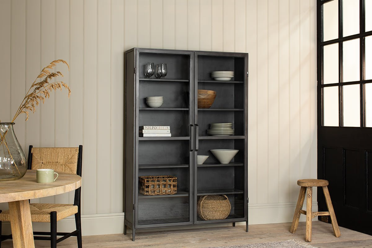 Nkuku - Takua Iron Cabinet - Wide
