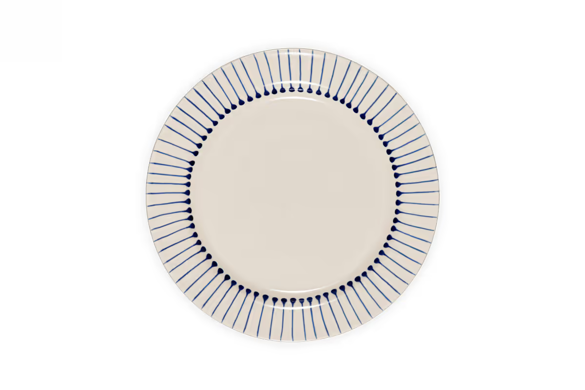 Nkuku - Iba Side Plate - Indigo