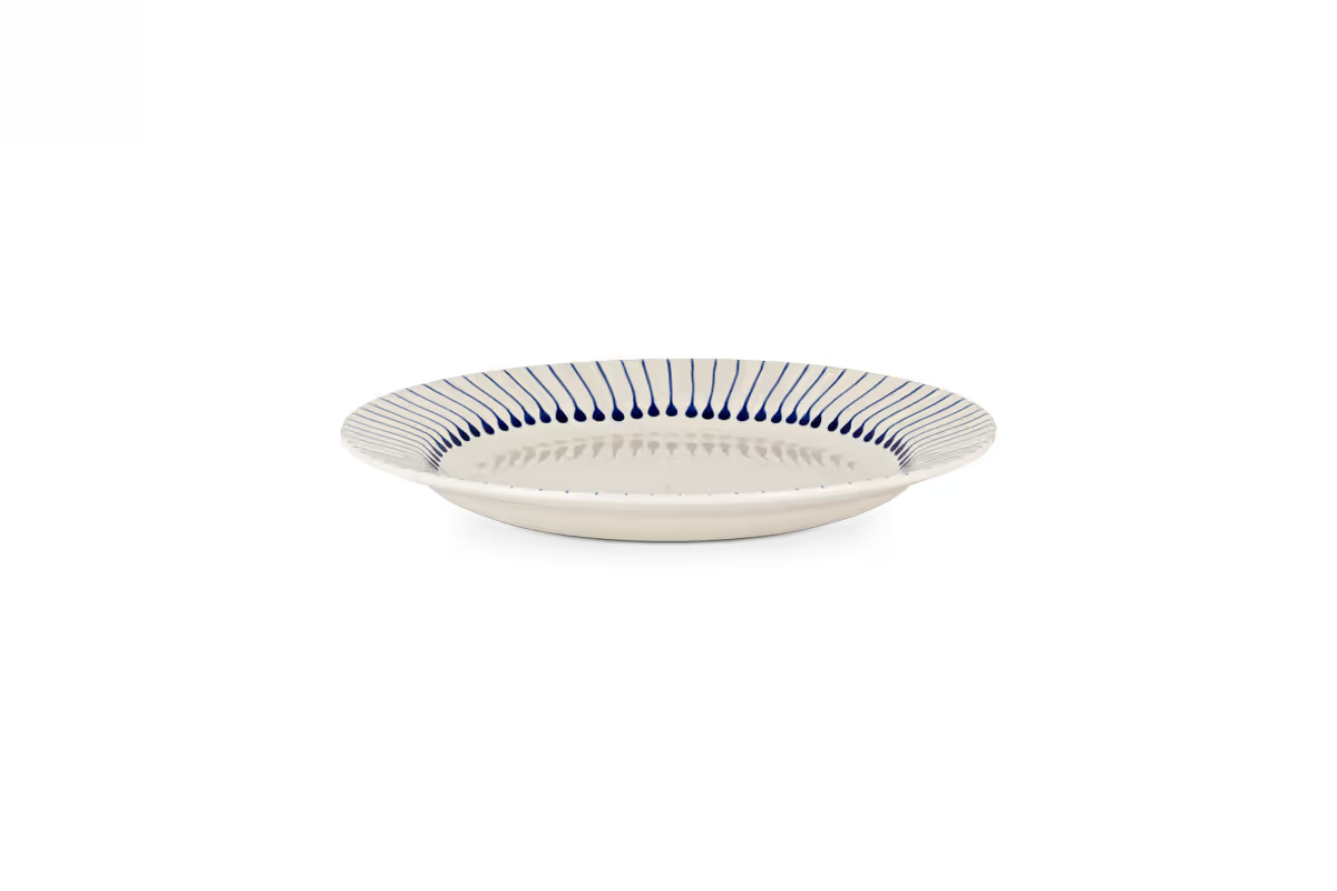 Nkuku - Iba Side Plate - Indigo