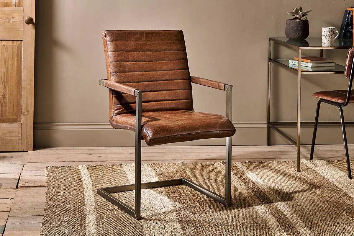 Nkuku - Wamma Leather Desk Chair