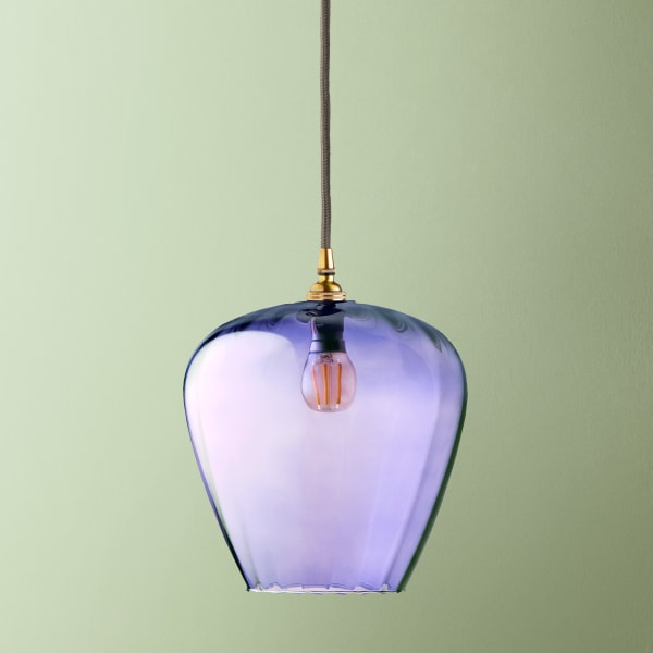 Pooky - Lisboa Pendant Light Shade - Small - Violet Glass