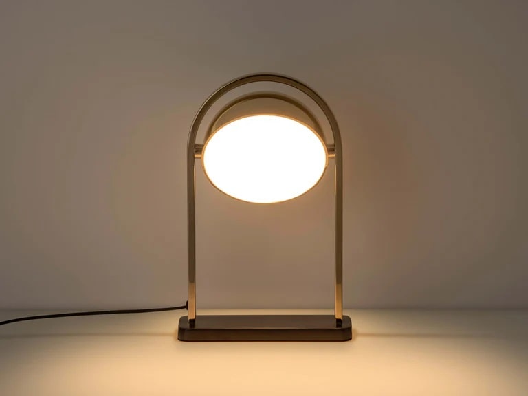 Marble brass clearance lamp