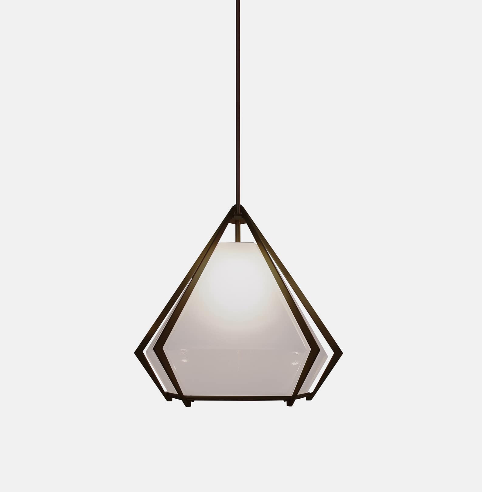 HARLOW LARGE PENDANT-ALABASTER WHITE GLASS-SATIN BRONZE FINISH-GABRIEL SCOTT-min