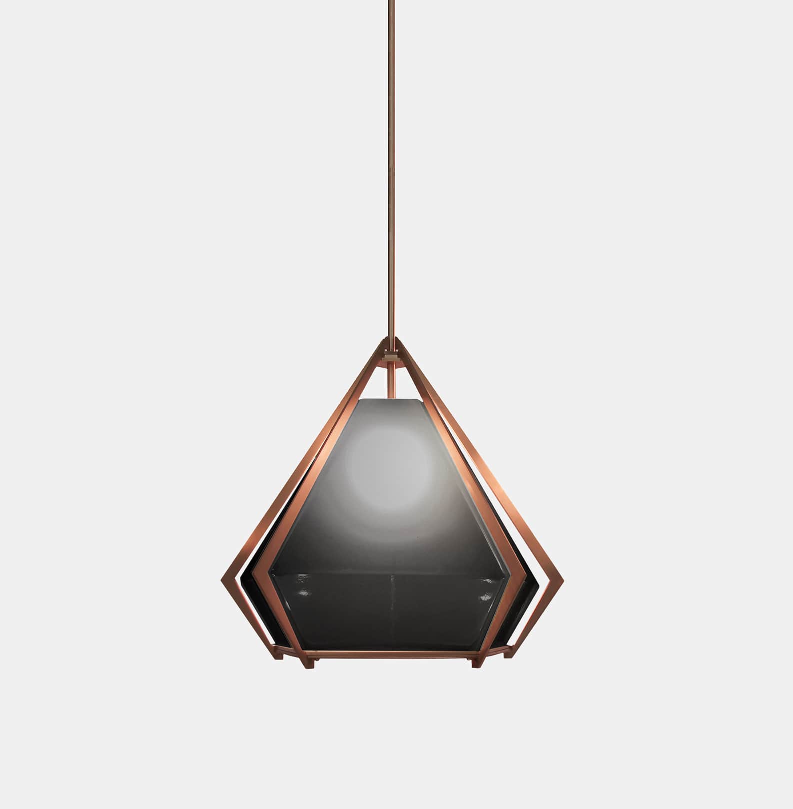 HARLOW LARGE PENDANT-SMOKED GRAY GLASS-SATIN COPPER FINISH-GABRIEL SCOTT-min