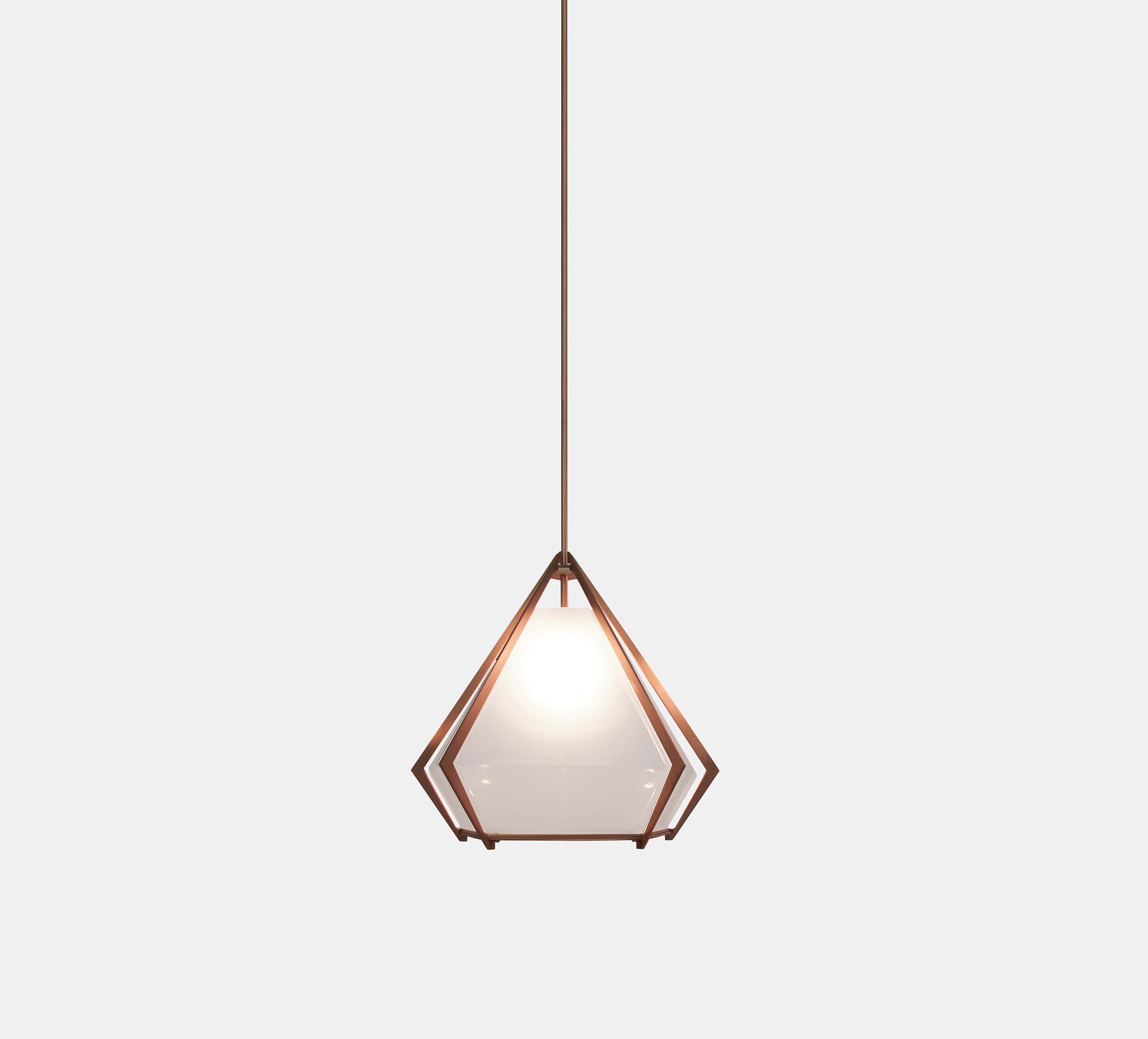 HARLOW SMALL PENDANT-ALABASTER WHITE GLASS-SATIN COPPER FINISH-GABRIEL SCOTT-min