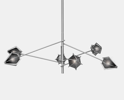 HARLOW SPOKE LARGE CHANDELIER-SMOKED GRAY GLASS-SATIN NICKEL-GABRIEL SCOTT-min