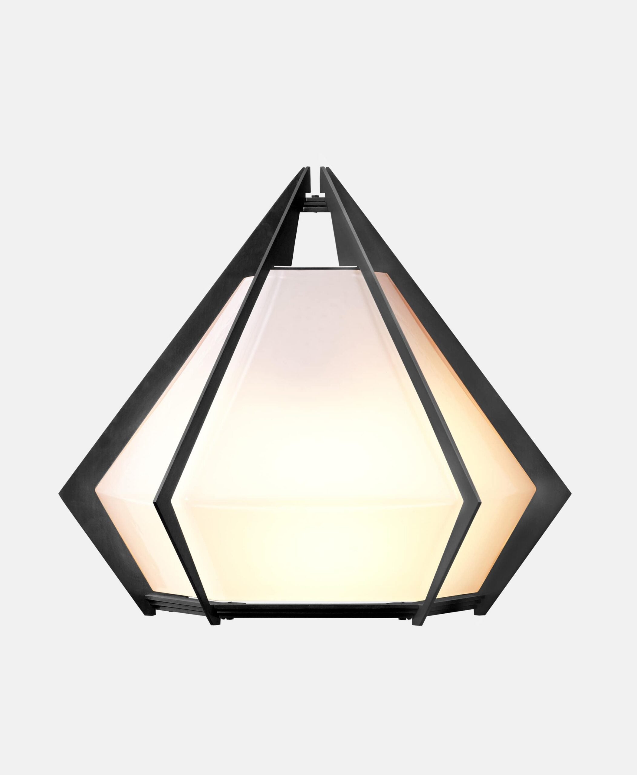 HARLOW WALL SCONCE-ALABASTER WHITE GLASS-BLACKENED STEEL-GABRIEL SCOTT-min