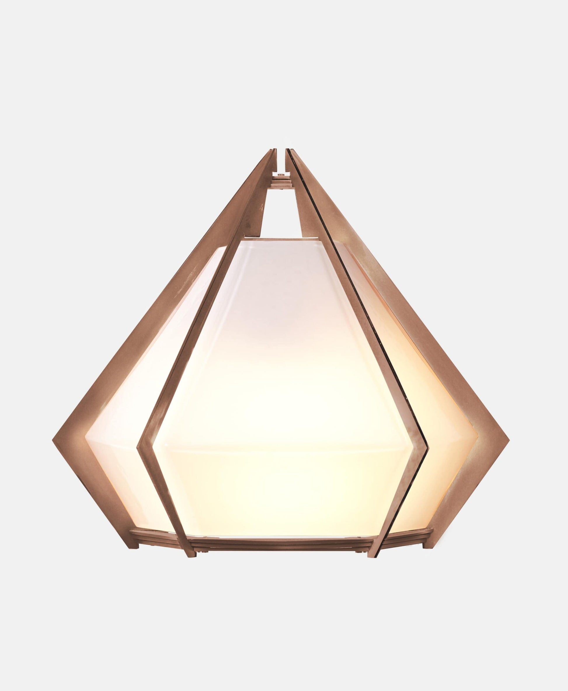 HARLOW WALL SCONCE-ALABASTER WHITE GLASS-SATIN COPPER-GABRIEL SCOTT-min