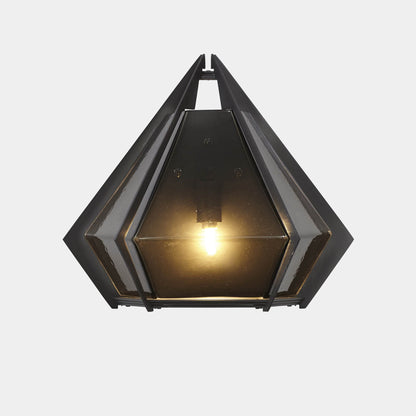 HARLOW WALL SCONCE-SMOKED GRAY GLASS-BLACKENED STEEL-GABRIEL SCOTT-min