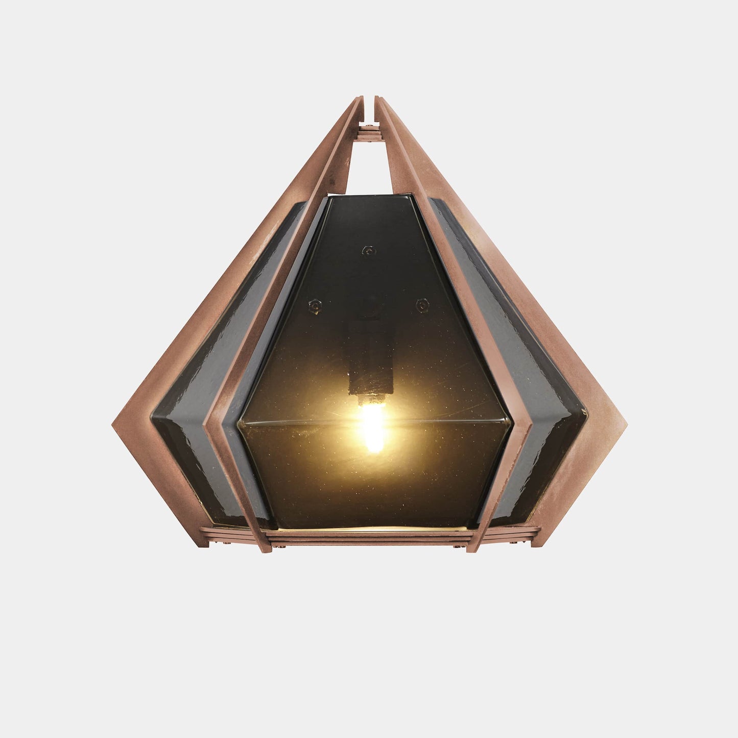 HARLOW WALL SCONCE-SMOKED GRAY GLASS-SATIN COPPER-GABRIEL SCOTT-min