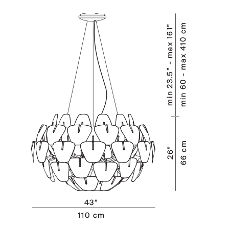 Luceplan Hope pendant large tech
